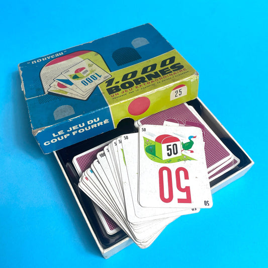 Jeu de société 1000 bornes vintage