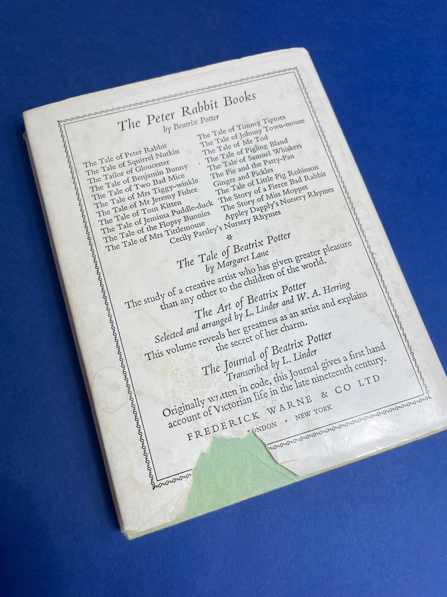 Beatrix Potter, The Tale of Pigling Bland 1985