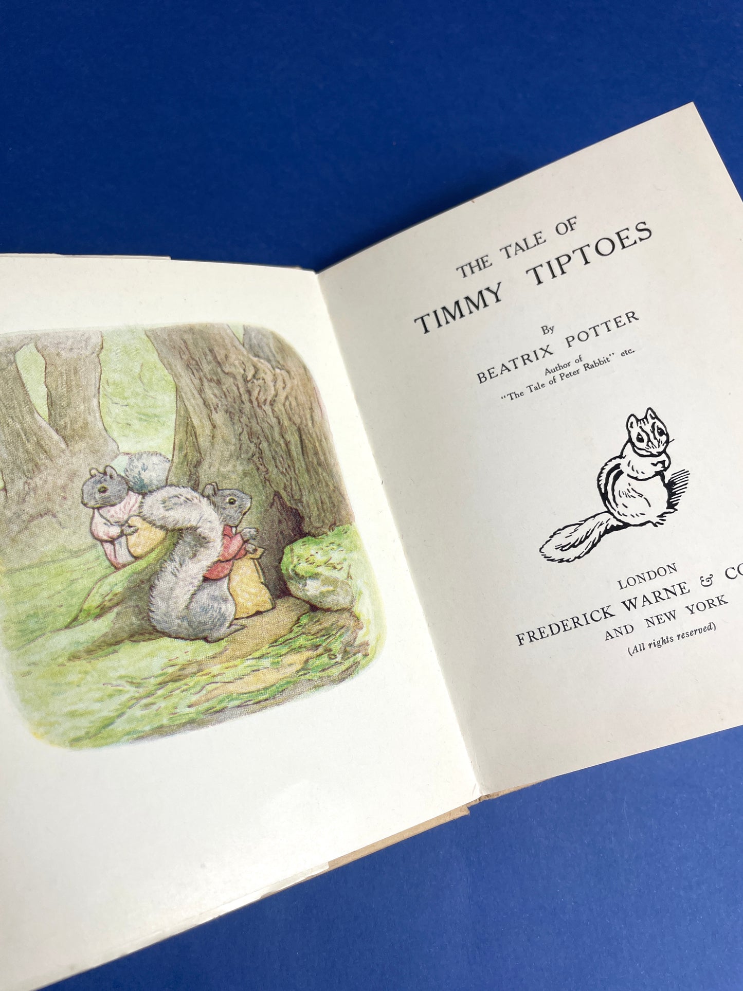 Beatrix Potter, The Tale of Timmy Tiptoes 1968