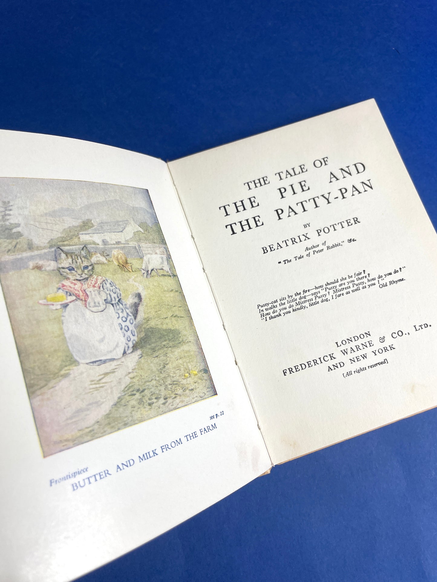 Beatrix Potter, The Tale of The Pie and The Patty Pan 1985
