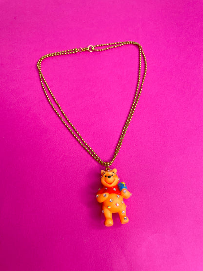Collier upcyclé Winnie strass