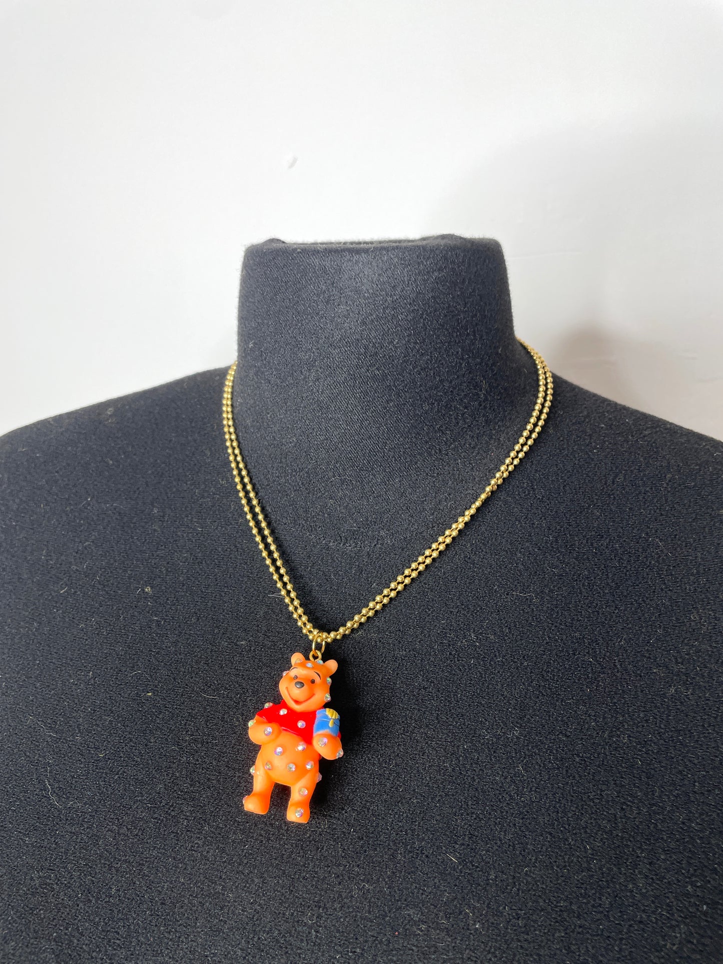 Collier upcyclé Winnie strass