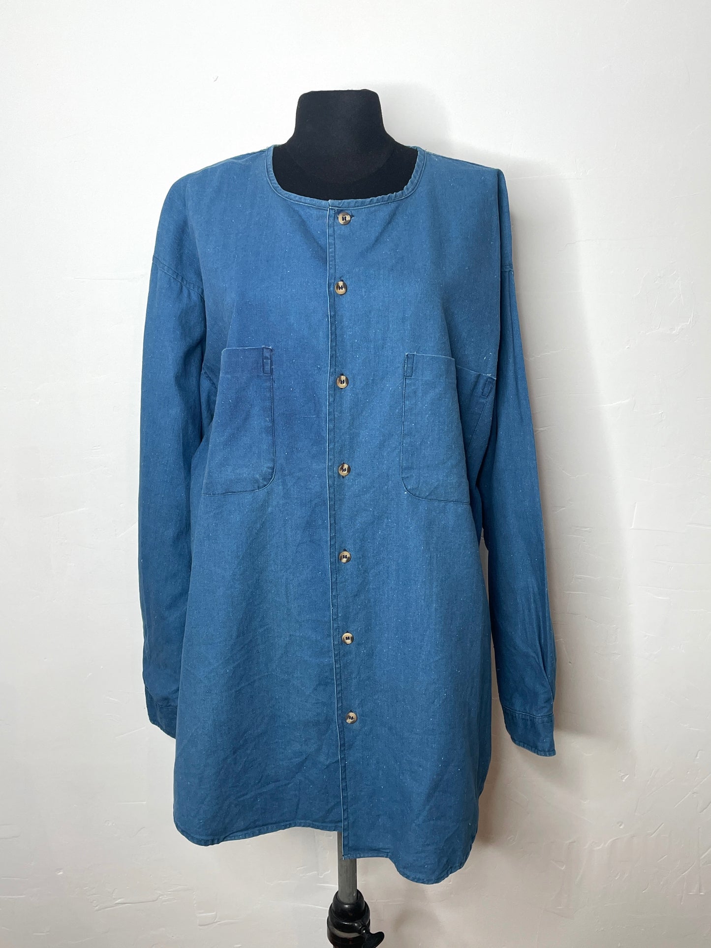 Blouse vintage en denim 46/48