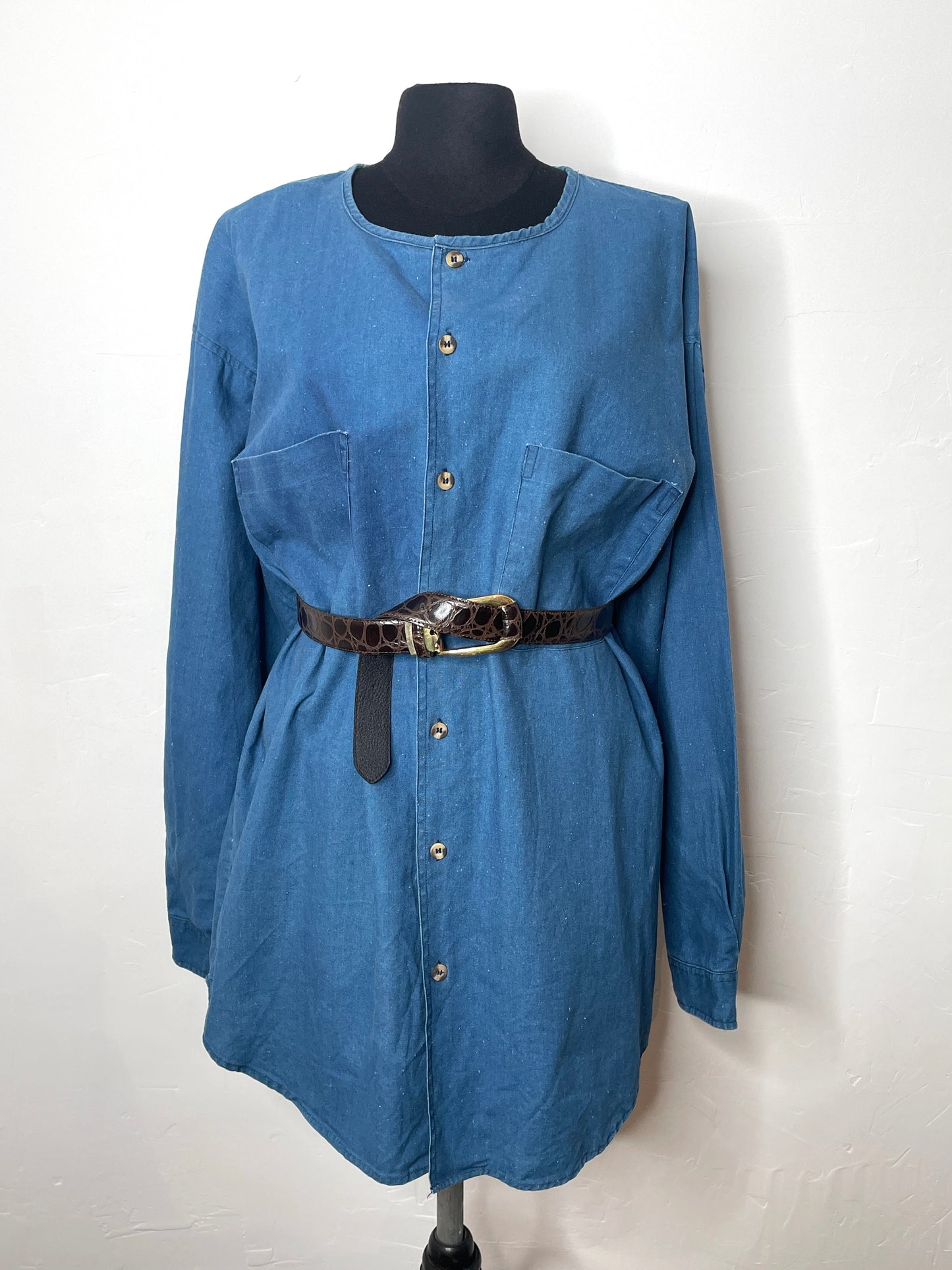 Blouse vintage en denim 46/48