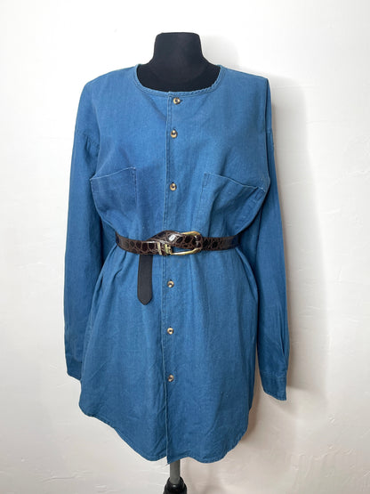 Blouse vintage en denim 46/48