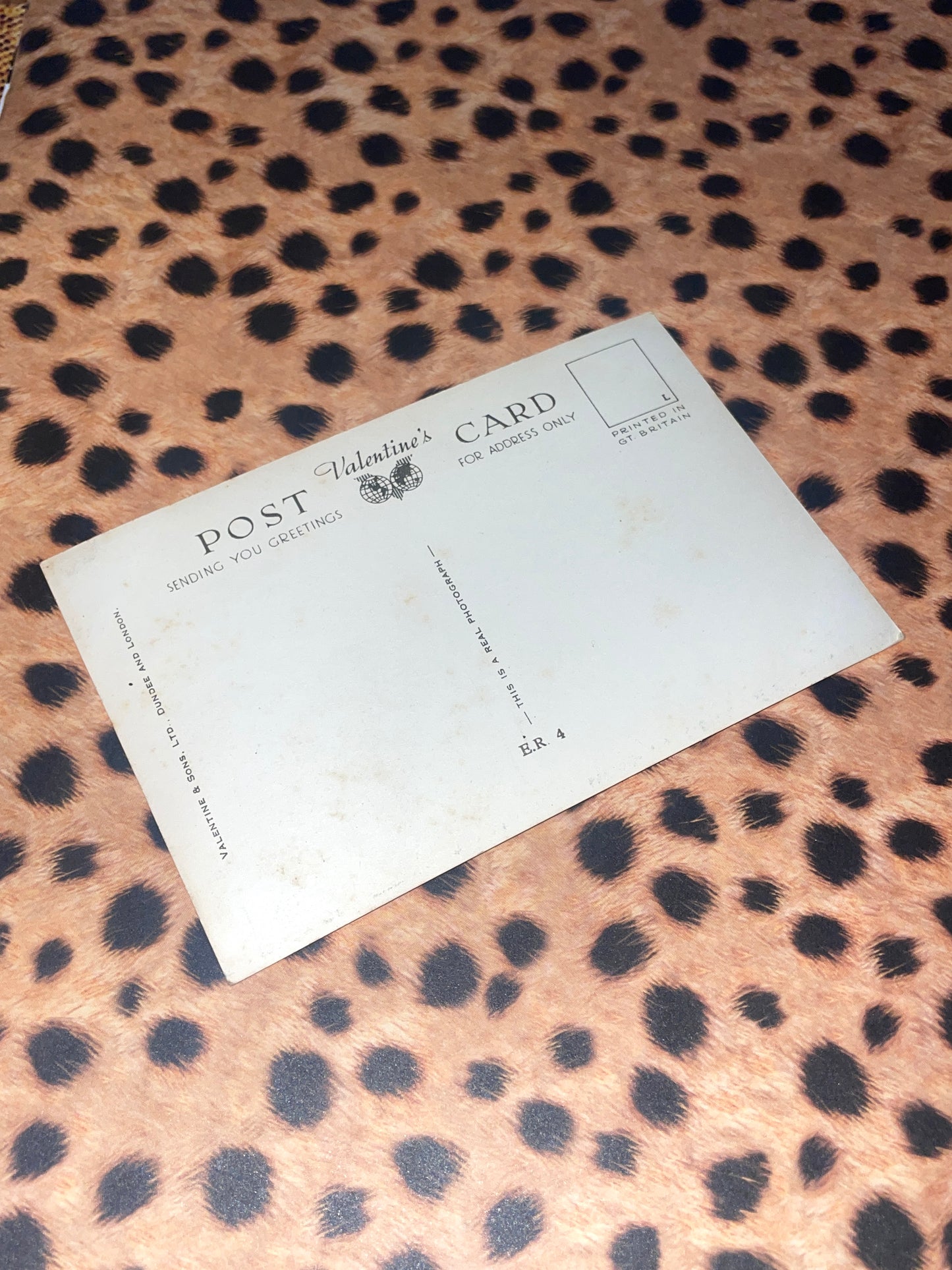 Carte postale vintage Queen Elizabeth