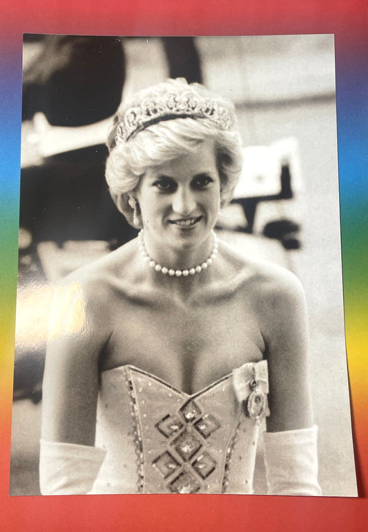 Photo noir et blanc Lady Di