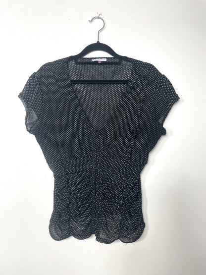 Top mesh à pois