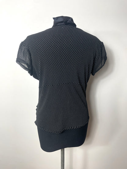 Top mesh à pois