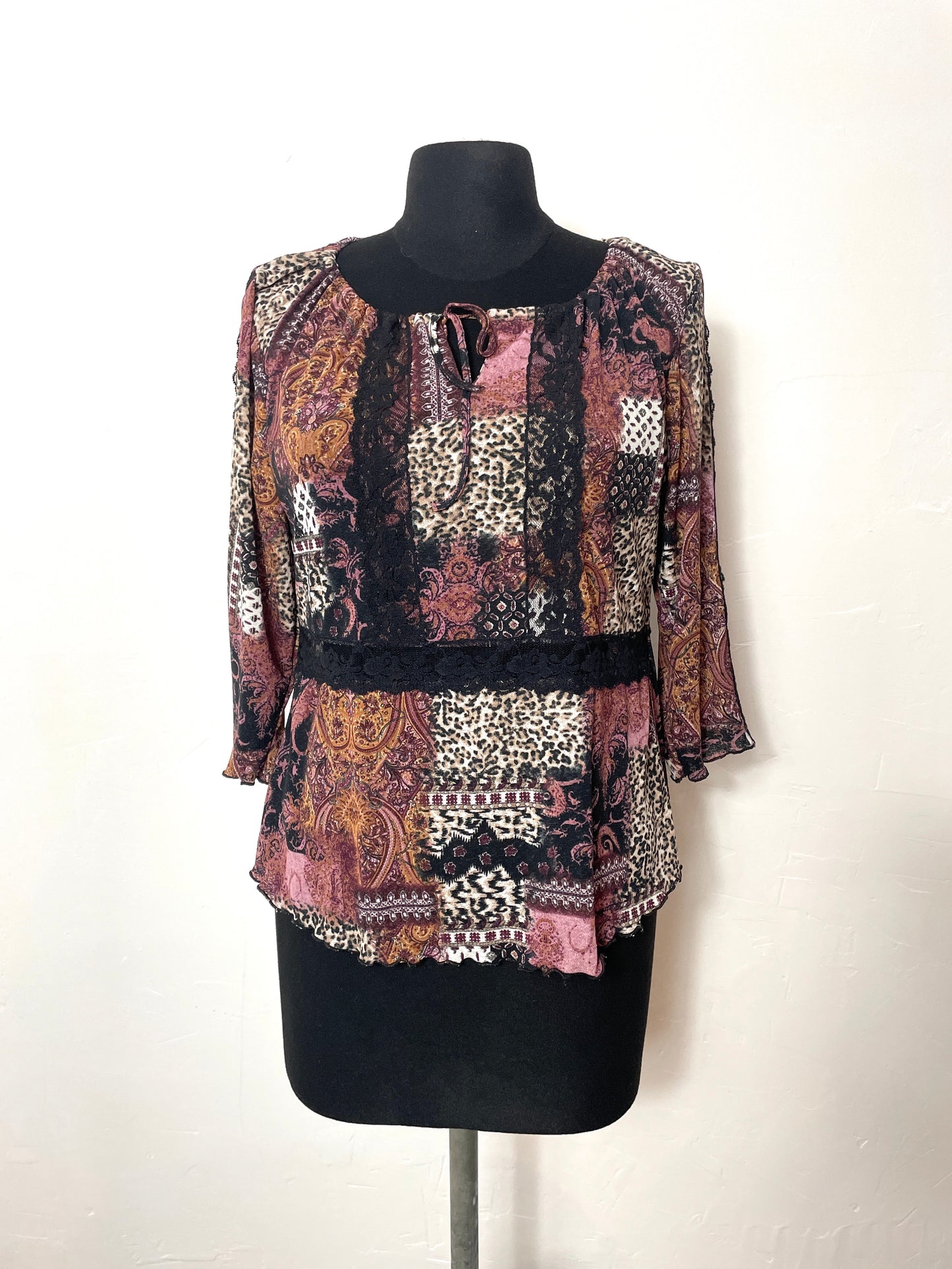 Blouse y2k dentelle taille 42