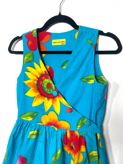 Robe 90s à fleurs