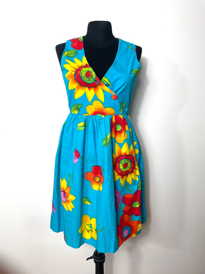 Robe 90s à fleurs