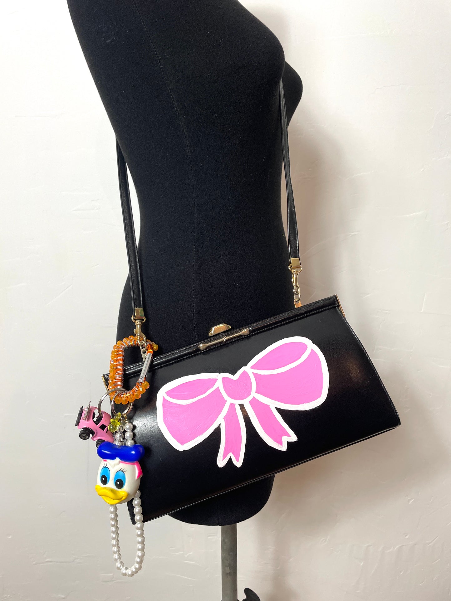 Sac en cuir customisé