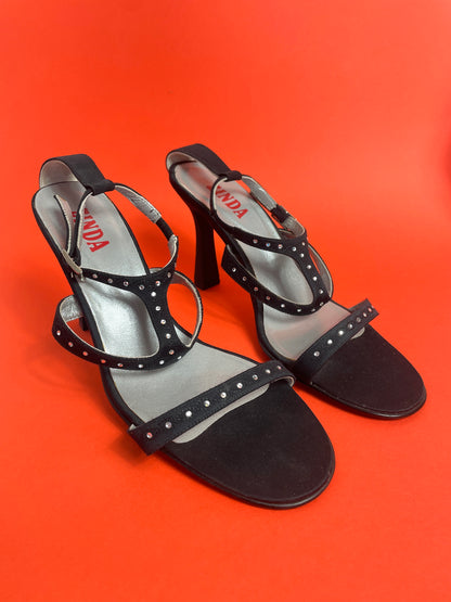 Sandales y2k à strass