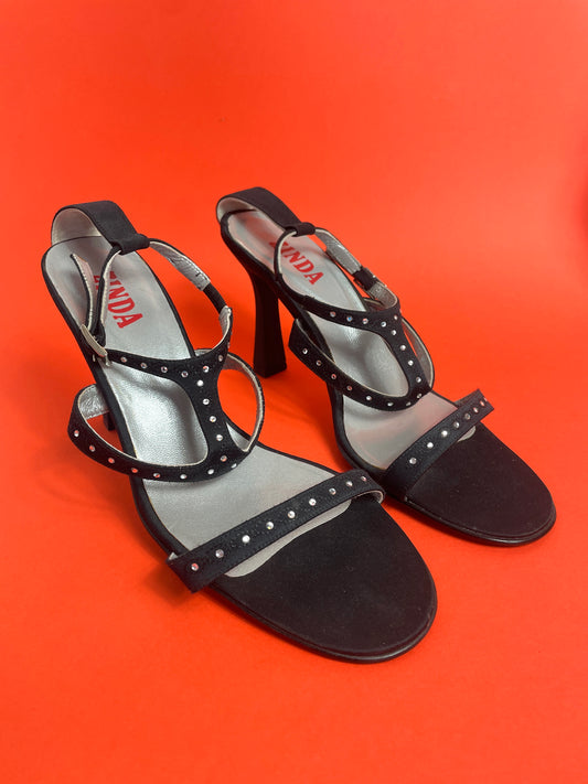 Sandales y2k à strass