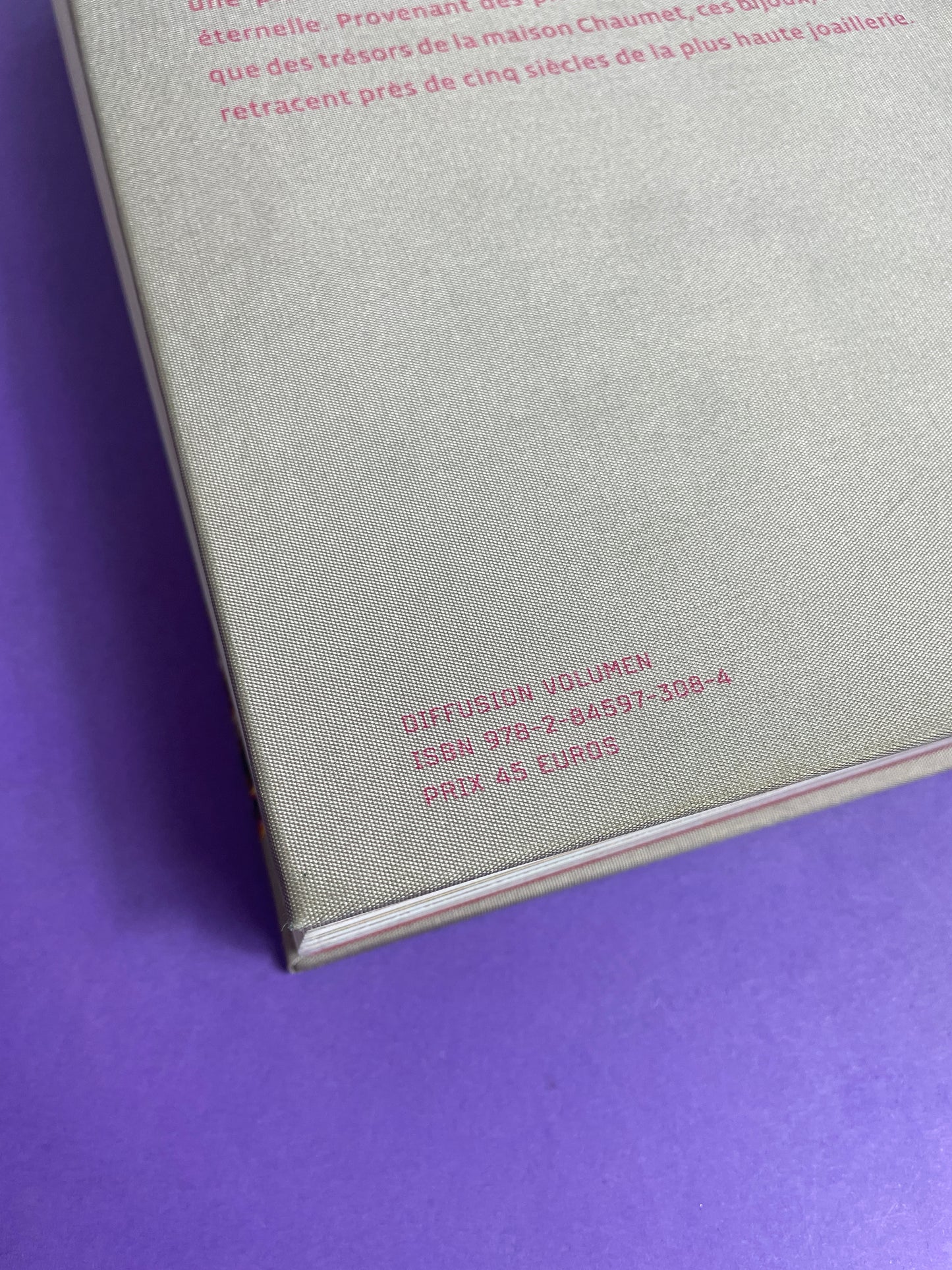 Livre bijoux Chaumet 2008