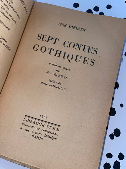 Isak Dinesen/Karen Blixen, Sept contes gothiques