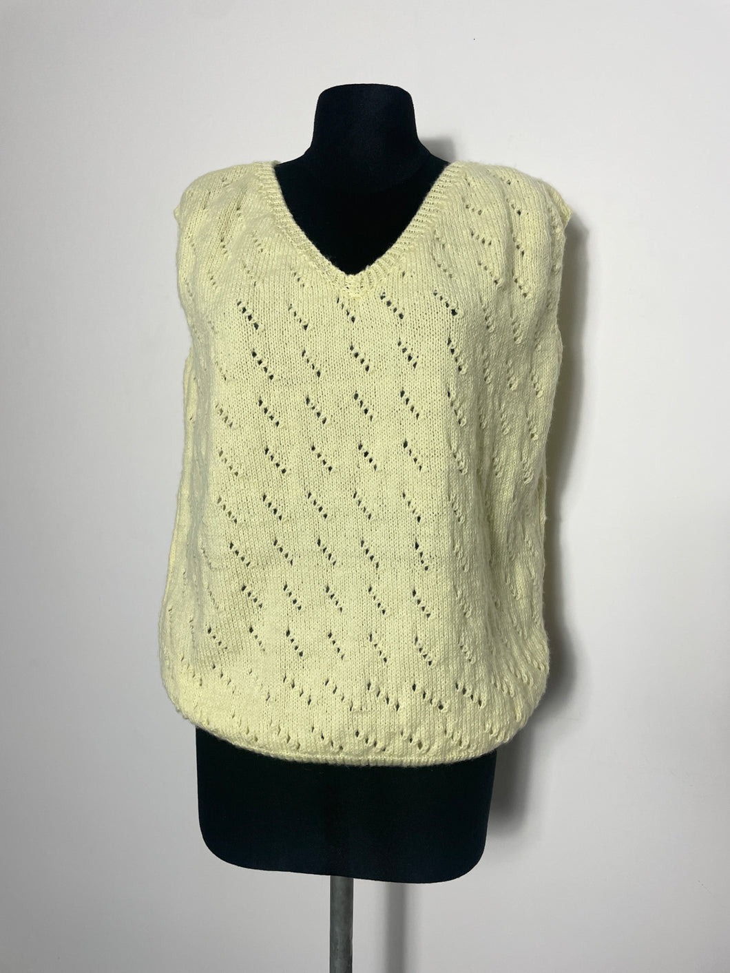 Top en maille jaune 44/46