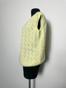 Top en maille jaune 44/46