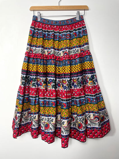 Jupe provençale vintage