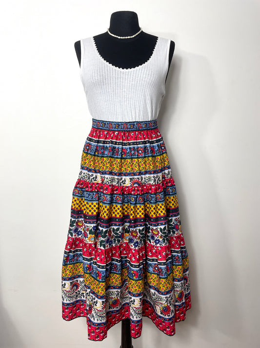Jupe provençale vintage