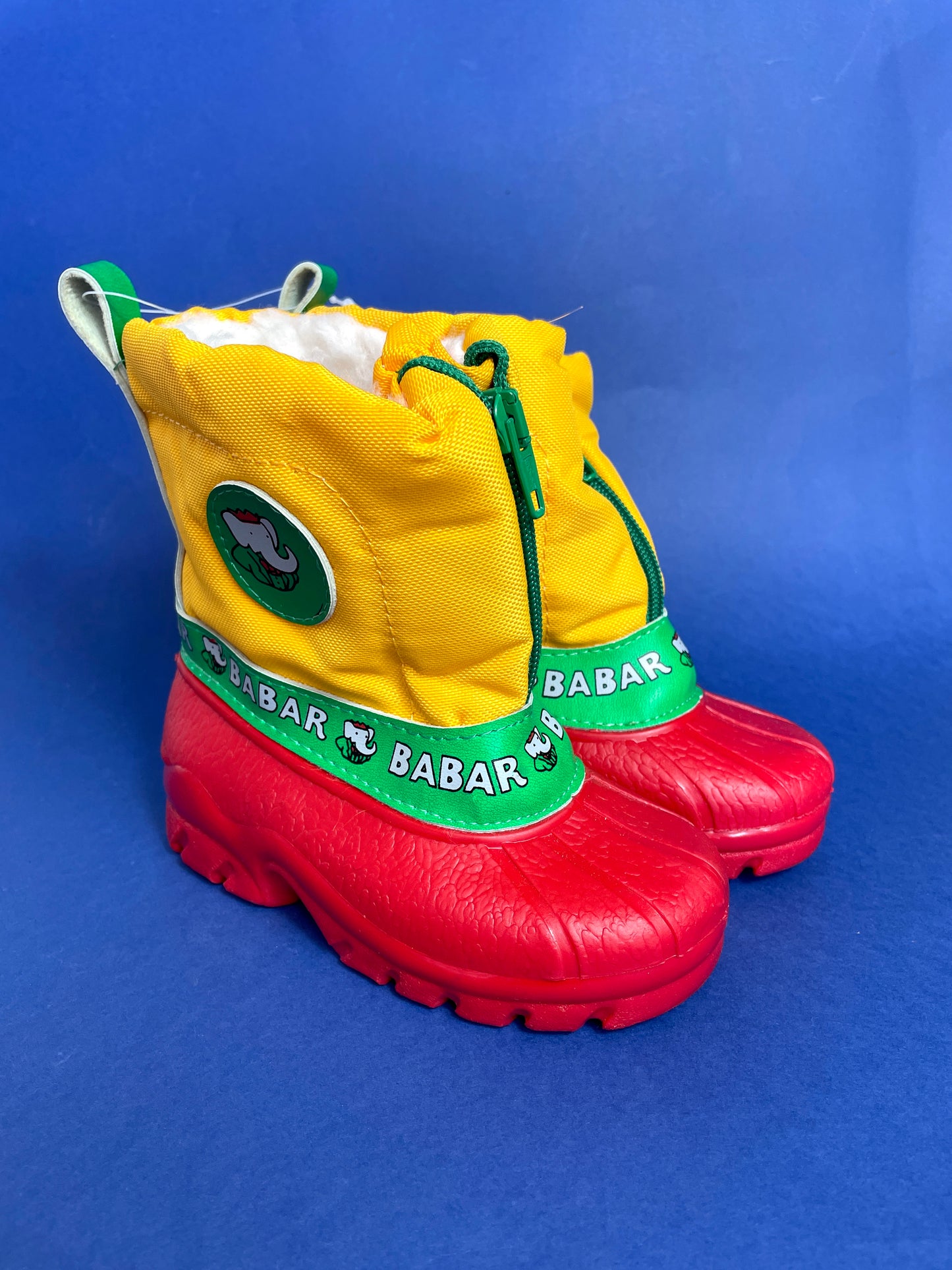 Bottes vintage Babar enfant