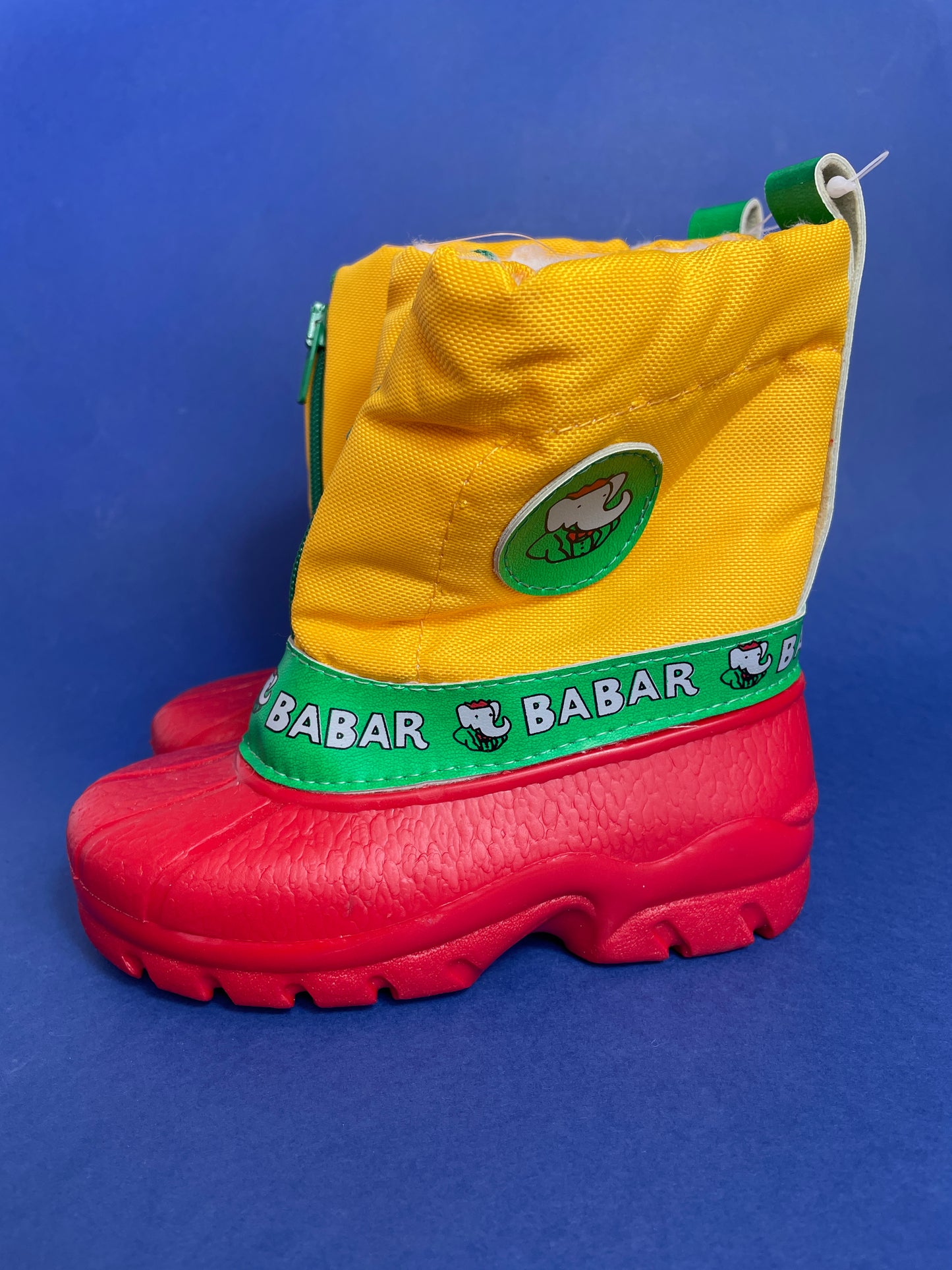 Bottes vintage Babar enfant