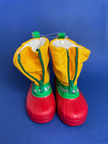 Bottes vintage Babar enfant