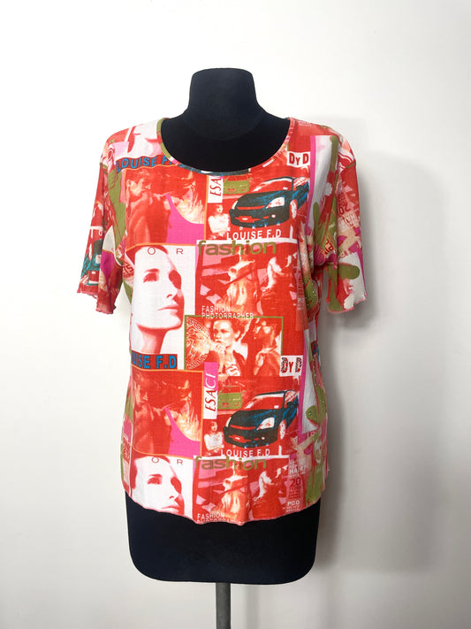 T-shirt y2k en mesh