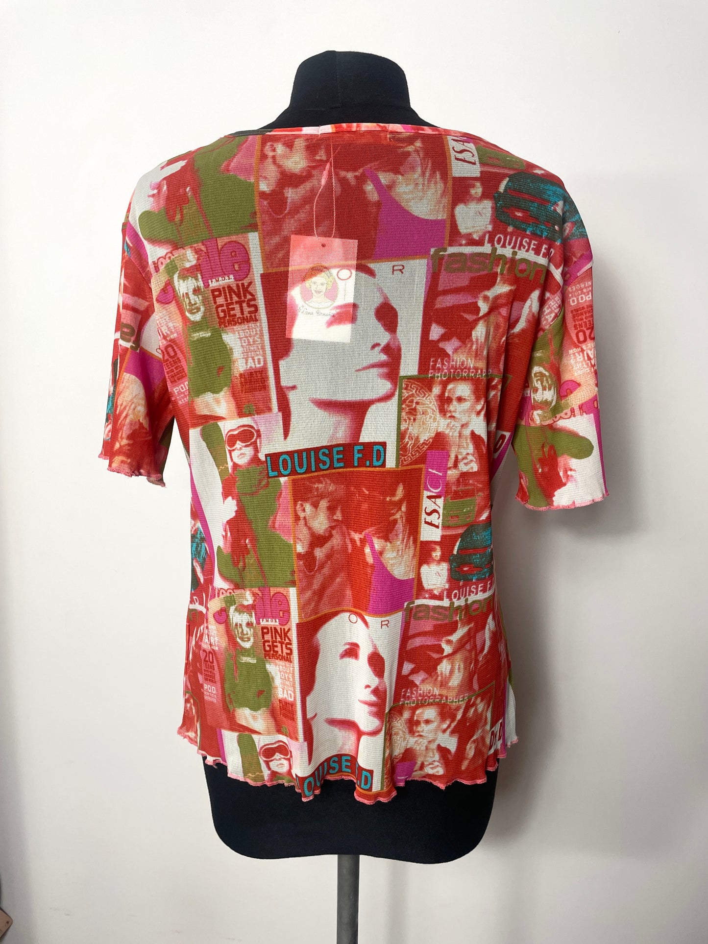 T-shirt y2k en mesh