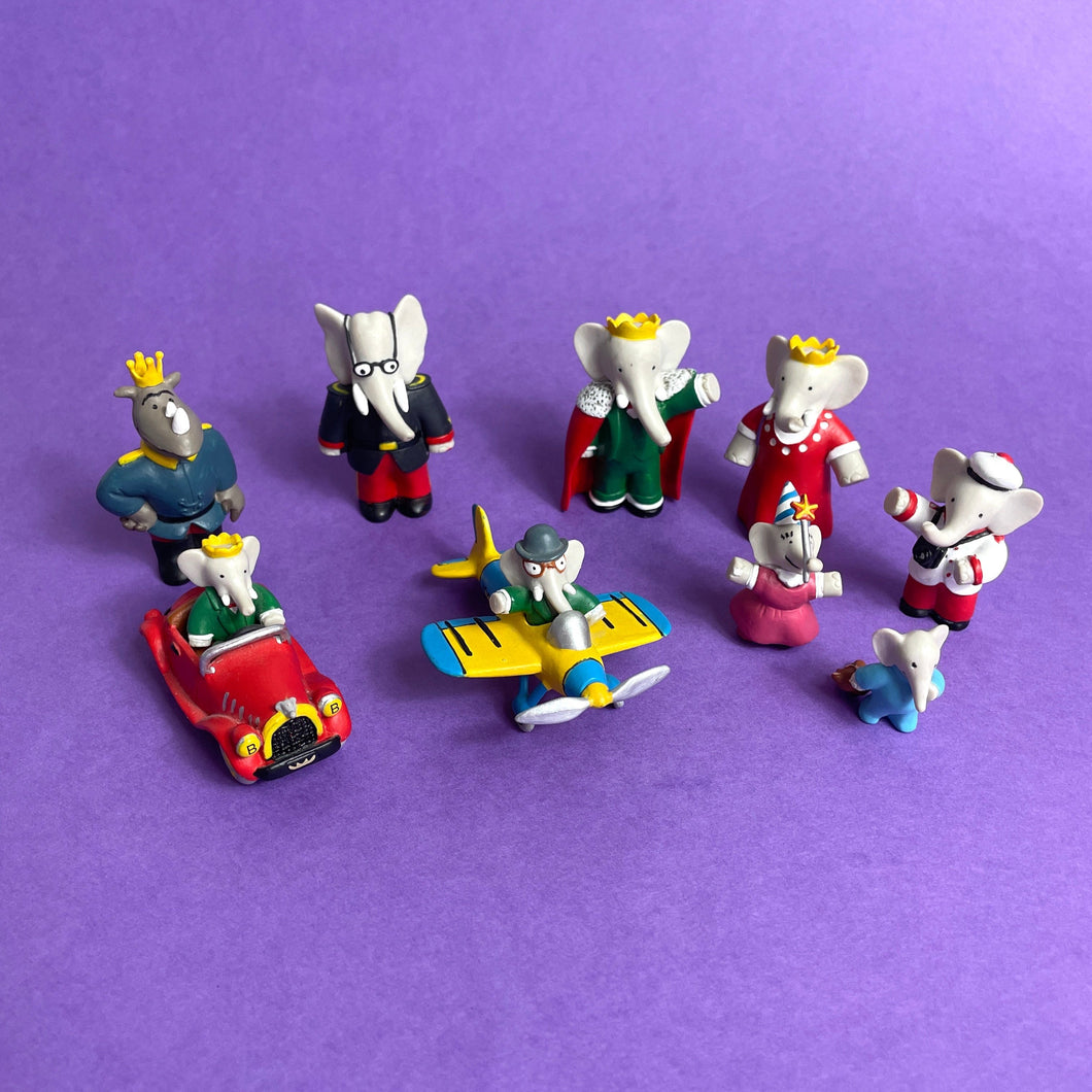 Lot de figurines Babar