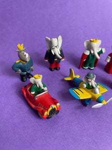 Lot de figurines Babar