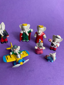 Lot de figurines Babar