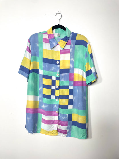 Chemise 90s pastel
