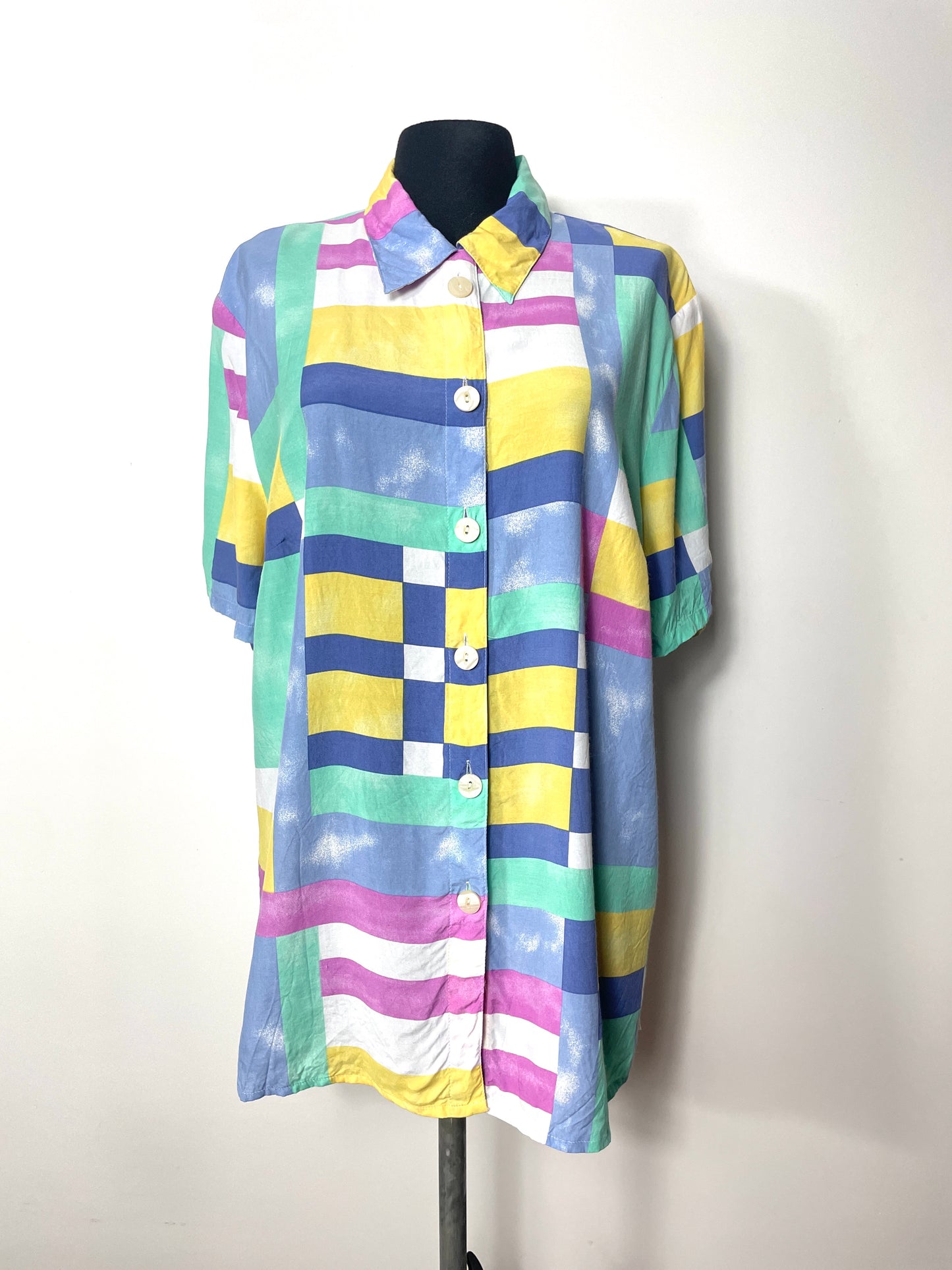 Chemise 90s pastel