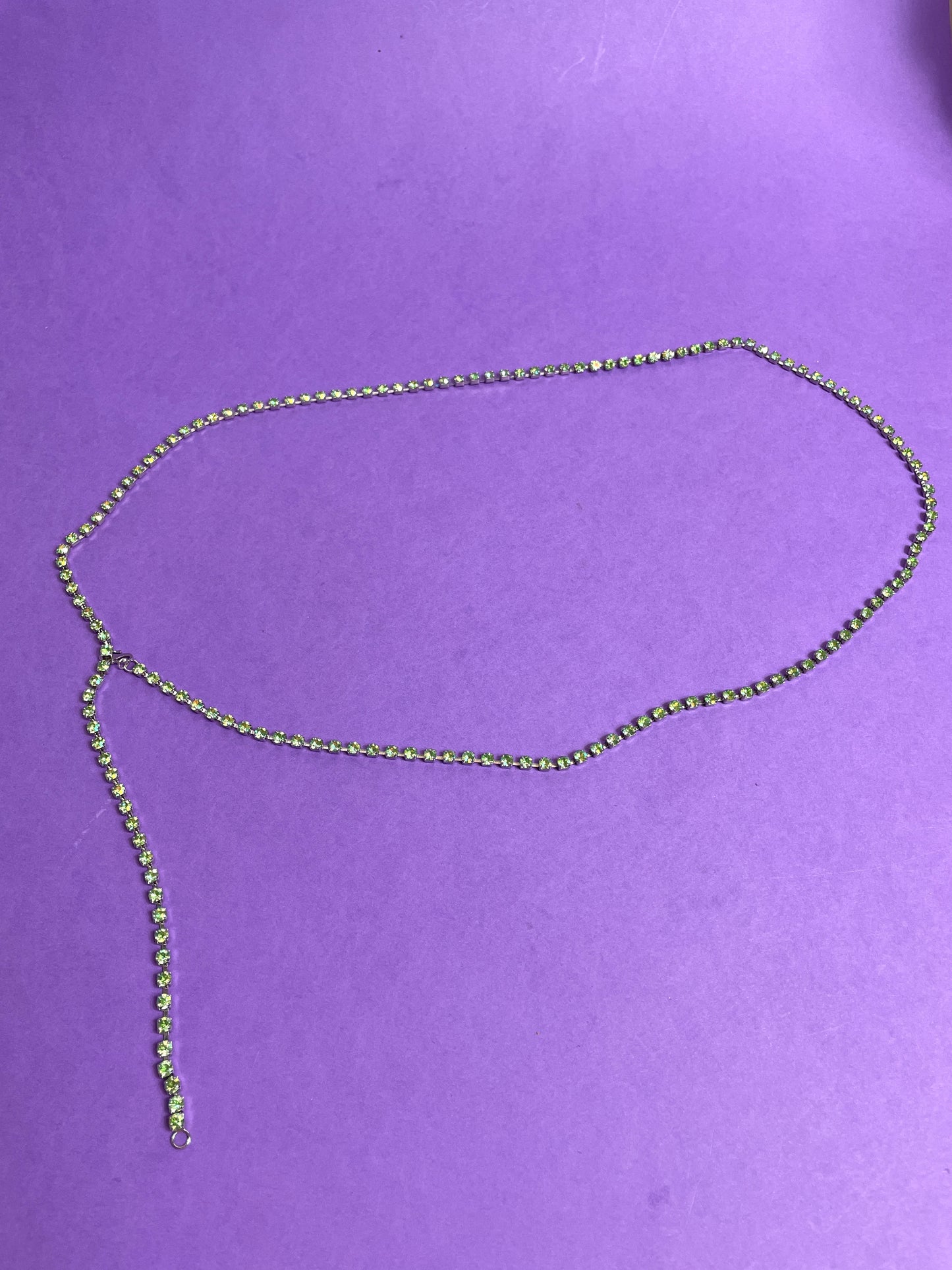Ceinture chaîne à strass