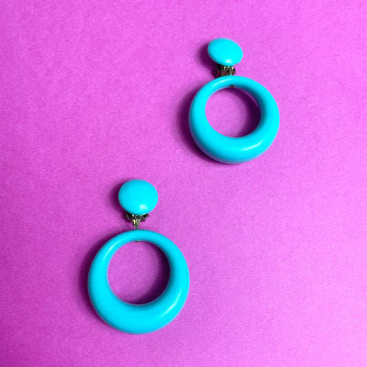 Clips turquoise 60's