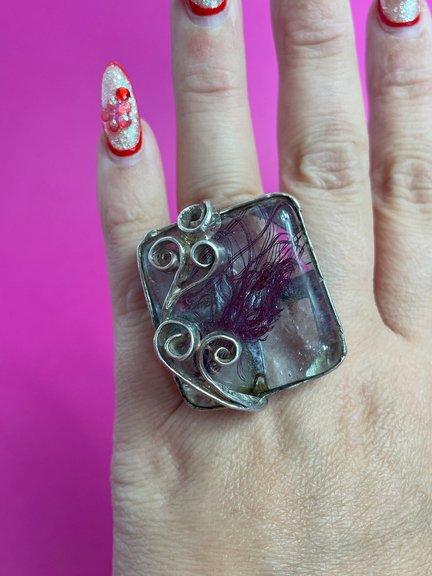 Bague artisanale vintage