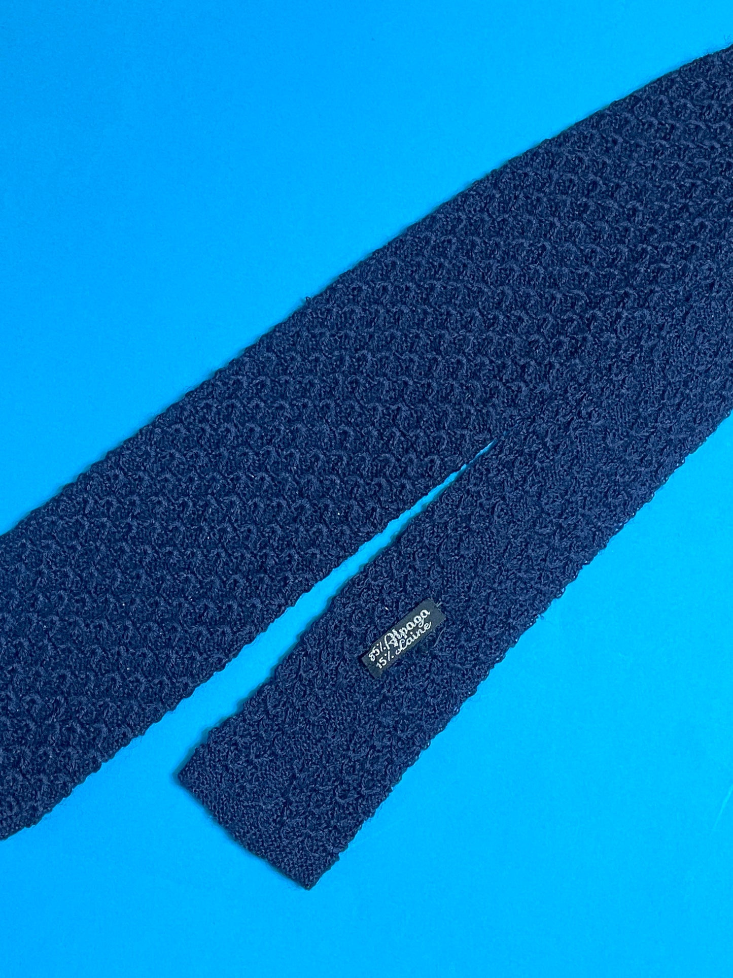 Cravate vintage 50s en laine