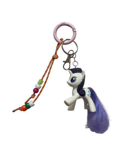 Bijou de sac poney blanc