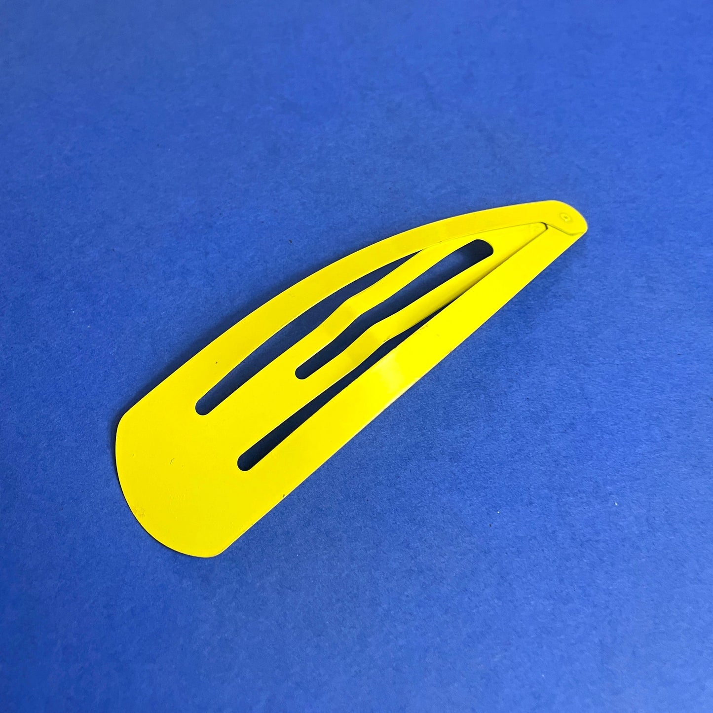 Barrette géante jaune