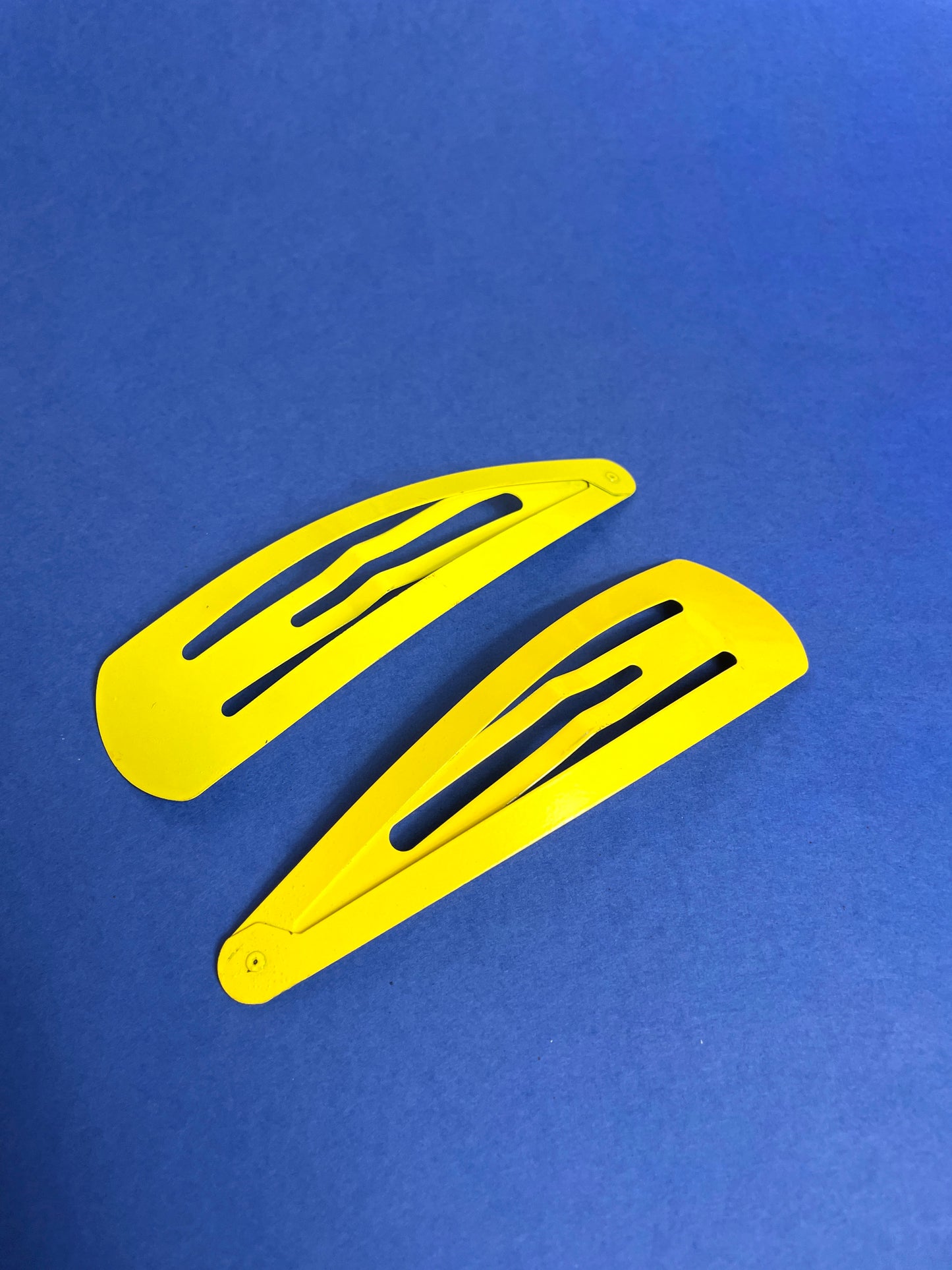 Barrette géante jaune