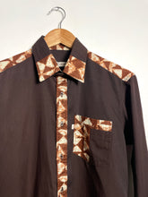 Charger l&#39;image dans la galerie, Chemise 70&#39;s marron
