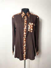 Charger l&#39;image dans la galerie, Chemise 70&#39;s marron
