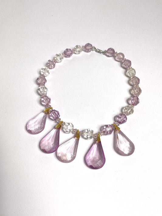 Collier 80's rose