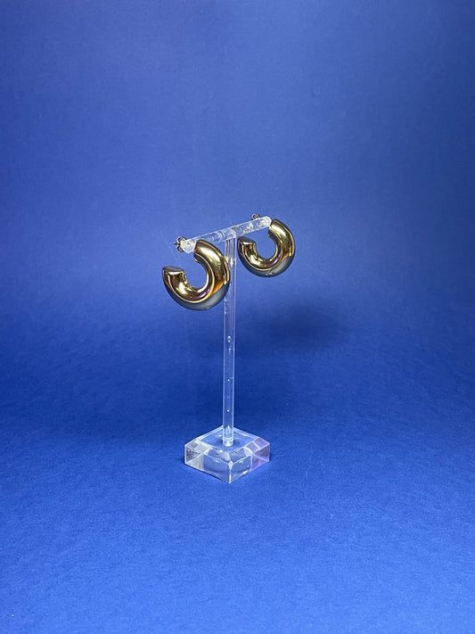 Créoles chunky dorées