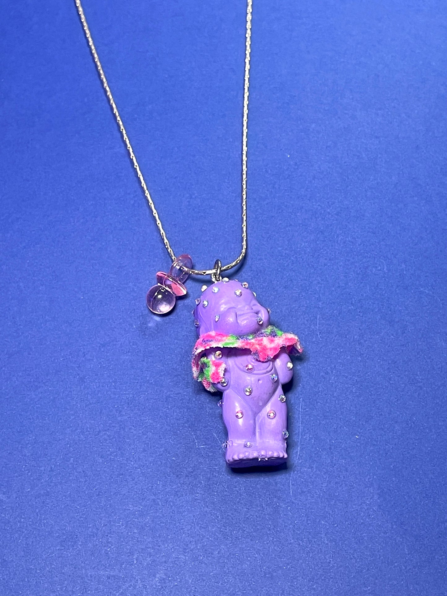 Collier chaîne Babies violet