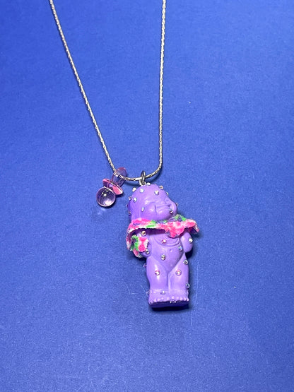 Collier chaîne Babies violet