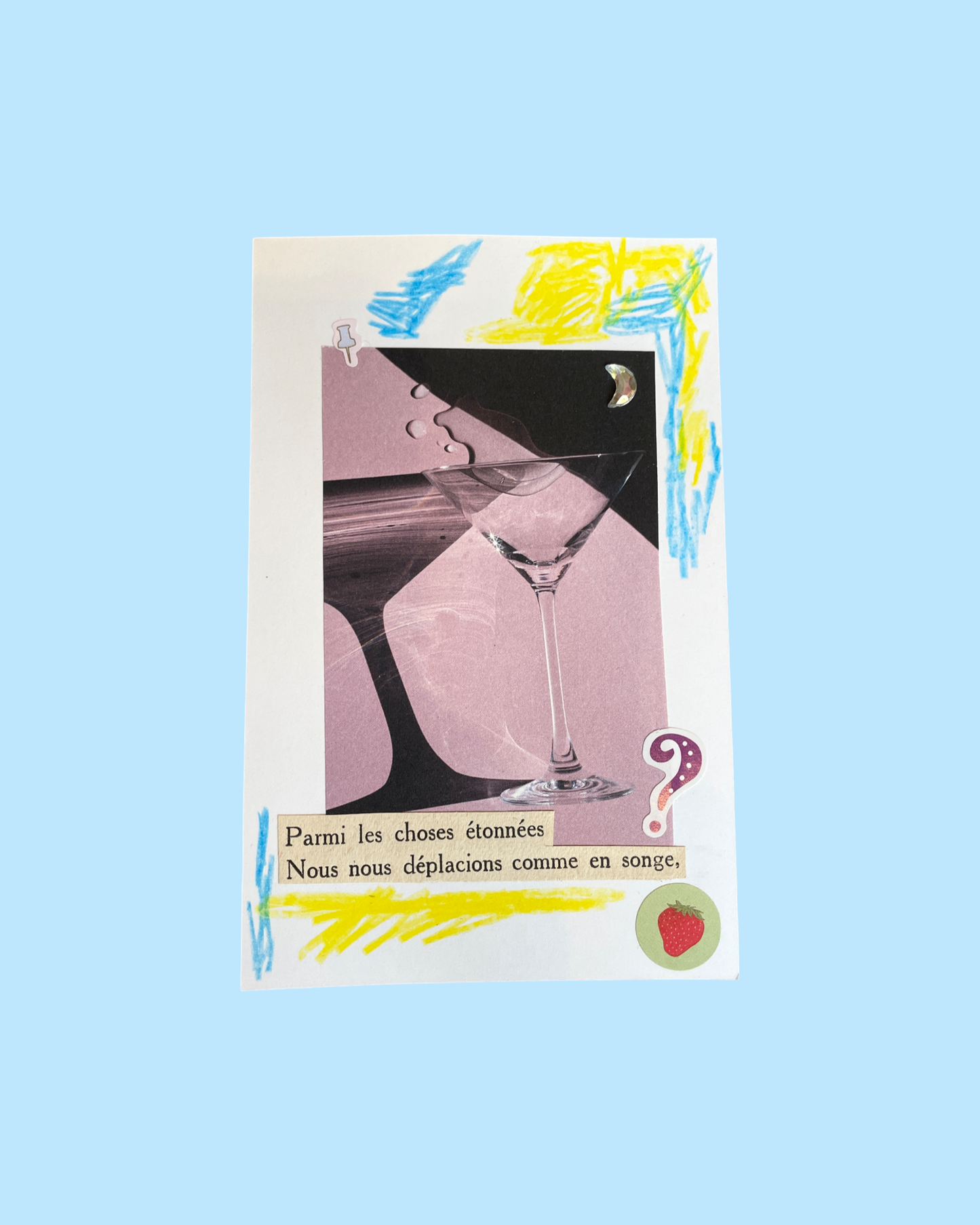 Mini collage cocktail