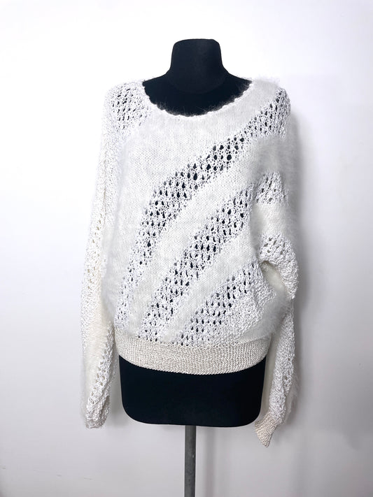 Pull vintage en mohair